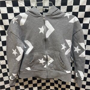 Converse Gray Hoodie with Star